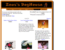 Tablet Screenshot of gallery.zeussdoghouse.com